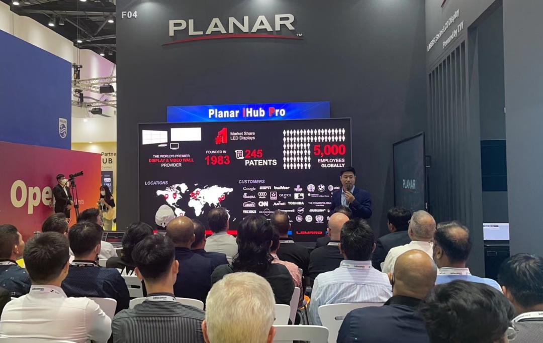 InfoComm Asia | 尊龙凯时Planar全球首发第四代Micro LED智能一体机